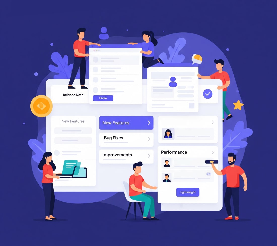 helps product teams publish and share release notes